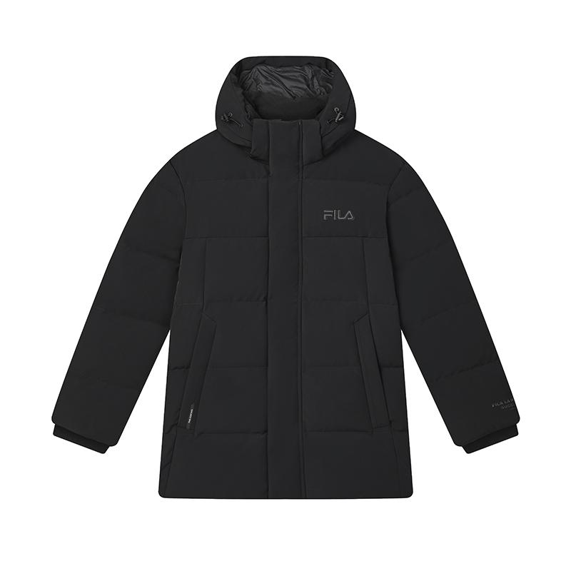 New FILA Down Jacket Men's Jet Black F11M448906FBK