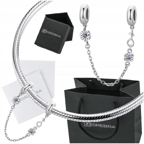 Charms Pr 925 Chain Protection Against Unclasping The Bracelet