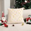 Nordic Golden Embroidery Pillow Cover Plush Throw Pillow Decorative Sofa Pillowcase  Party