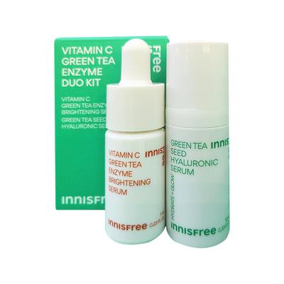 Vitamin C Grüntee Enzym Duo Kit (Enzymserum 7 ml + Grüntee-Serum 10 ml)