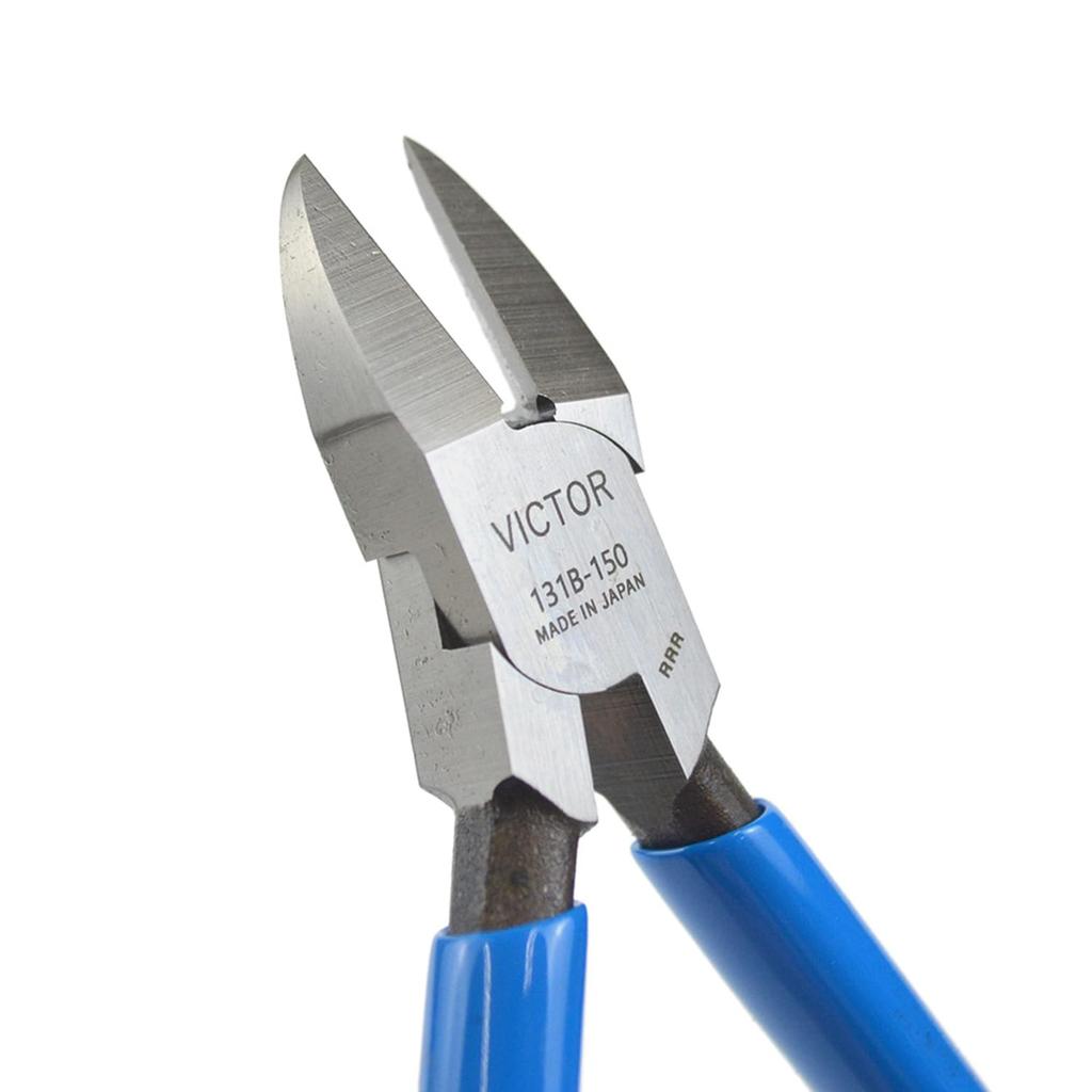 Fujiya Straight Nippers for Working in Tight and Work 131B-150 Spaces, Wiring, Communications, Low-Voltage