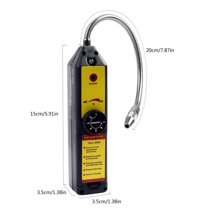 Refrigerant LeakDetector Halogen LeakDetector Freons GasLeakage Tester HVAC Air ConditionR22 R410A R134A R1234YF