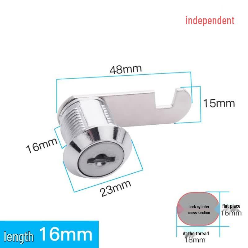 Universal Rotary Tongue Cabinet Lock Core