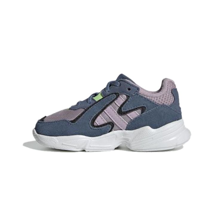 Adidas Originals Yung-96 Chasm El I Comfortable Versatile Breathable Low-Top Walking Shoes Baby Sneaker Gray EE7563