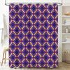 Kaleidoscope Shower Curtain Purple Yellow Pattern Bathroom Decor Waterproof Fabric Shower Panels Home Accessories Customizable S