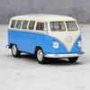 Welly 1/24 Volkswagen T1 BUS 1963 Alloy City BUS Model Diecast Metal Toy Travel Bus Vehicles Car Model High Simulation Kids Gift