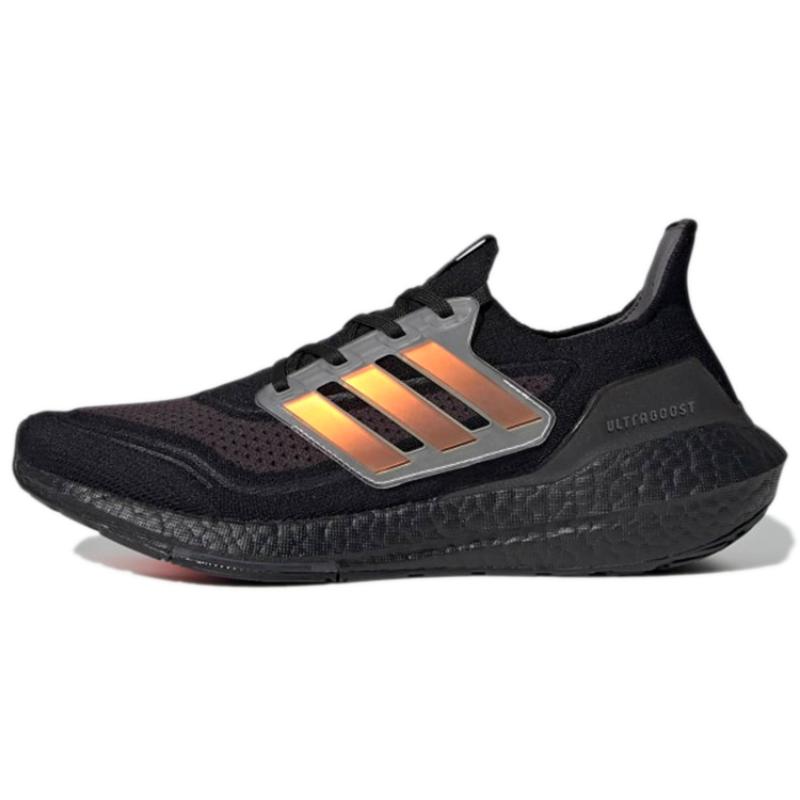 Adidas Ultra Boost 21 Black Iridescent Sneakers GX5236