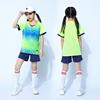 Kids Badminton Table Tennis Uniform Set Boys Girls Sports Training Competition Jersey Custom Print