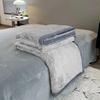 2025 New Milk Velvet Blanket Four Seasons Universal Solid Color Multi functional Double sided Velvet Office Napping Blankets