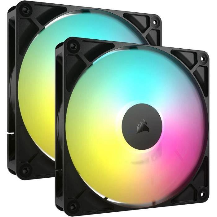 Ventilateur - CORSAIR - RS140 ARGB - 140mm - Pack de 2 - Contrôle PWM