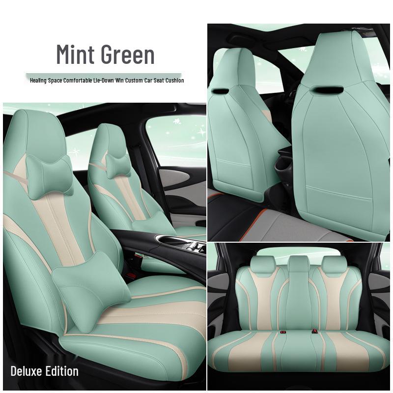 BYD Dolphin Electric Car Leather Seat Cushion - Five-Seat, All-Season Coverage