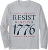 Resist Like Its 1776 Vintage Colors Cool Present Long Sleeve T-Shirt
