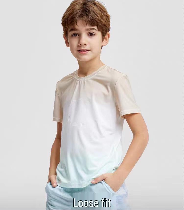 Kids' Quick-dry Summer Yoga & Sports Set - Short Sleeve