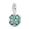 Original 925 Sterling Silver Charms Universal Clasp Magnetic Four-Clover Pendant Fit Original Bracelet Necklace Women DIY Gift