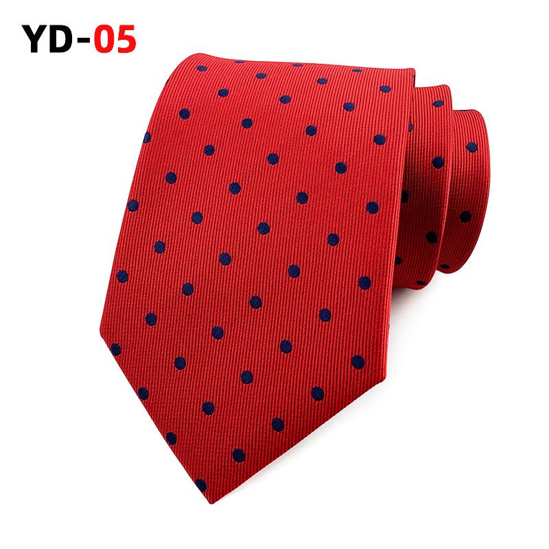 2025 Polka Dot Polyester Herren Business Casual Krawatte - Verschiedene Farben