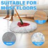 Suitable For Vileda And Ocedar Spin Mop Heads Triangular Cleaning Cloth Pad Brush Head Replacement Accessories