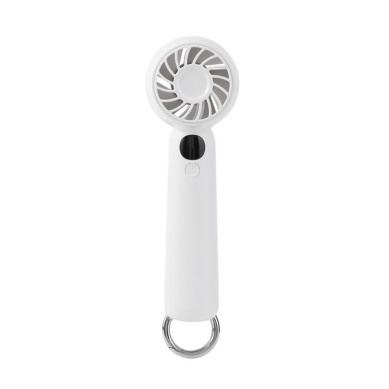 25th Anniversary Mini Digital Display USB Portable Carabiner Handheld Fan 58*66*168mm
