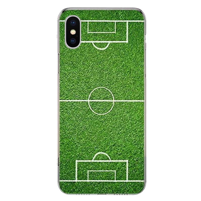 Fire Football Soccer Ball Phone Case For iPhone 11 12 13 Mini 14 15 Plus 17 Air 16 Pro Max 16E 7 8 SE 2020 Customized Print Cove