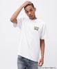 AVIREX FELIX EMBROIDERY LOGO Embroidered Logo Short Sleeve Size T-SHIRT, Men's T-Shirt, M, 030, White, 783-5134035