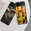 Fungal Aesthetics Phone Case For Samsung Z Flip 7 6 5G Galaxy Z Flip 5 4 3 Black Hard Cell Cover Luxury PC Shell Coque