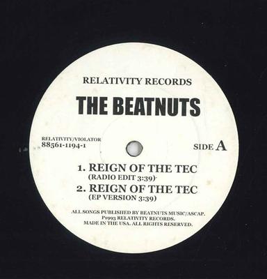 12-Zoll Schallplatte BEATNUTS - Reign Of The Tec 8856111941 RELATIVITY 1993 US Rap & Hip-Hop/R&B Gebraucht