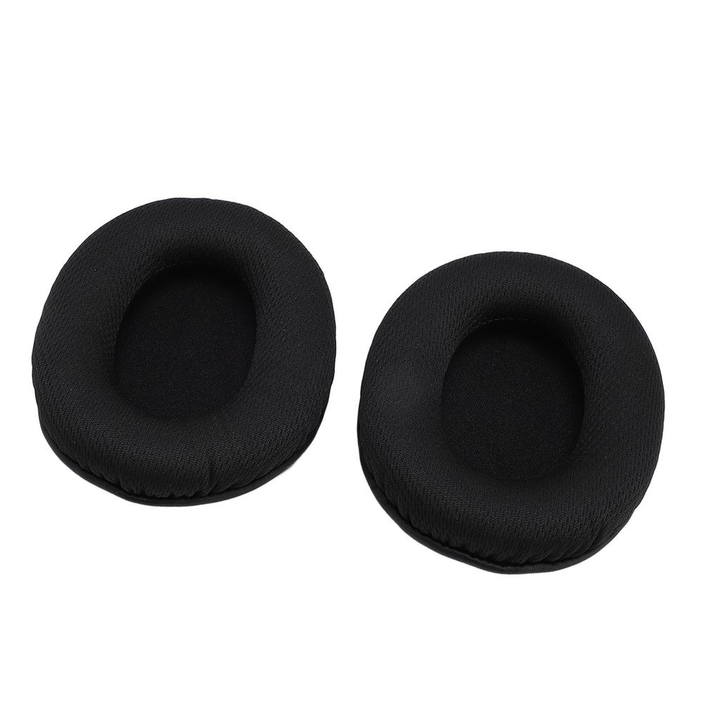 4PCS Headphone Earpads Memory Foam Mesh Fabric Cushions Headset Ear Cover Replacement for Cloud Stinger Core Black