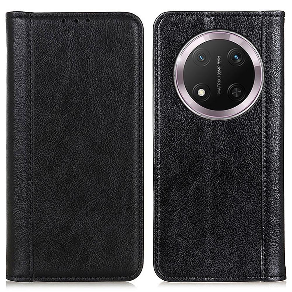 For Honor Magic7 Lite 5G/X9c 5G/X60 Pro 5G Stand Case Split Leather Litchi Texture Wallet Phone Cover