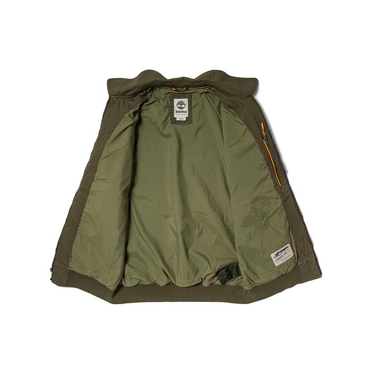 Timberland Jackets Men's Army Green Lapel Moderate Pilot A22SW-A58