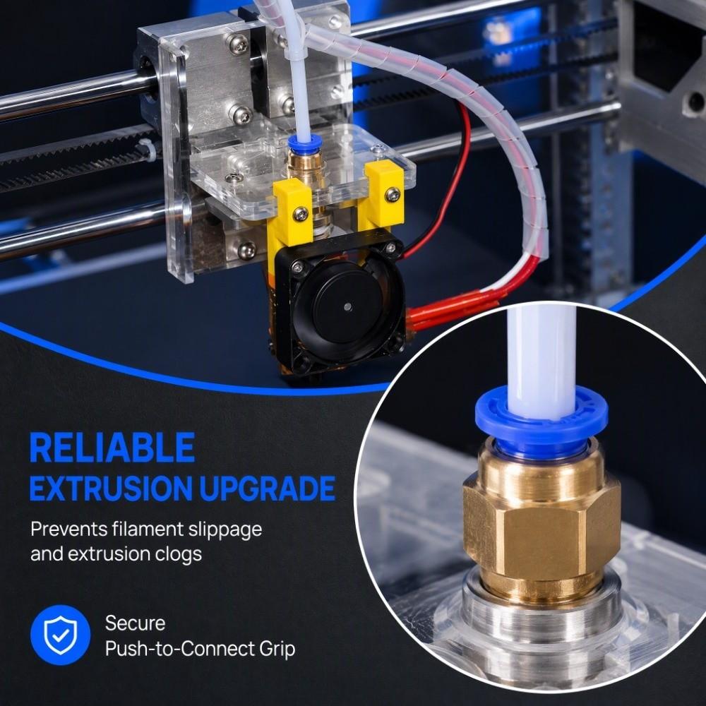 5 Meter Length Teflon Tube 1.75mm Filament Compatible PTFE Tubing PTFE Tubing Set For 3D Printer