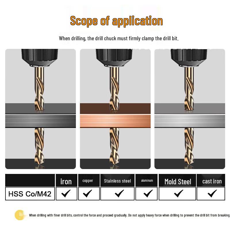 LiDiao M43 Cobalt HSS Twist Drill Bit