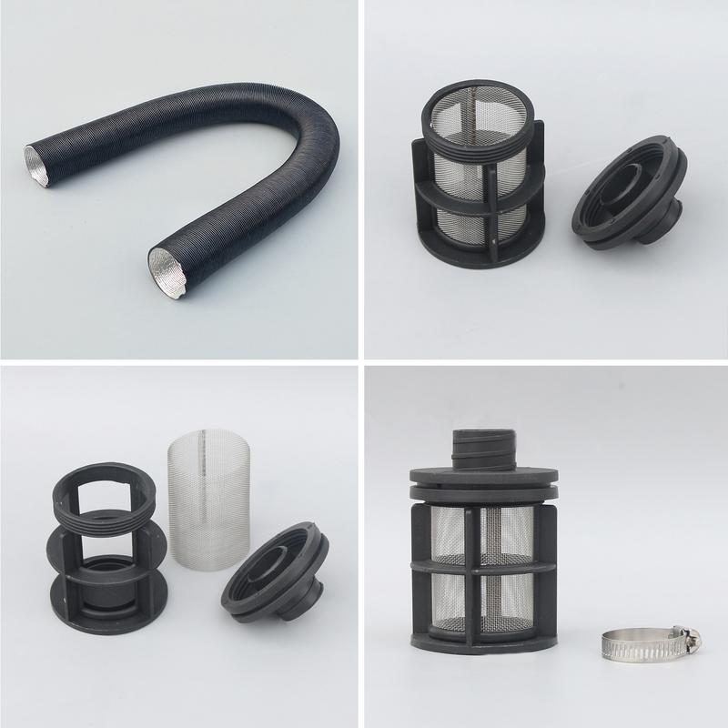 Car Parking Heater Air Filter Kit Diesel Air Heater Air Intake Filter Intake Pipes Connector Kit Effective Heater Filter