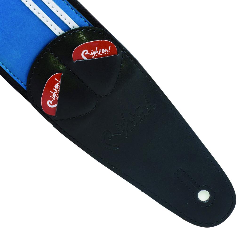 STRAPS Guitar Strap Width Length RACE Blue RightOn! 6cm, 95~150cm
