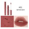 PCU Embossed Rabbit Velvet Matte Milk Tea Lip Glaze - Transfer-proof, Lightweight, Student-friendly Air Cream Lip Mud