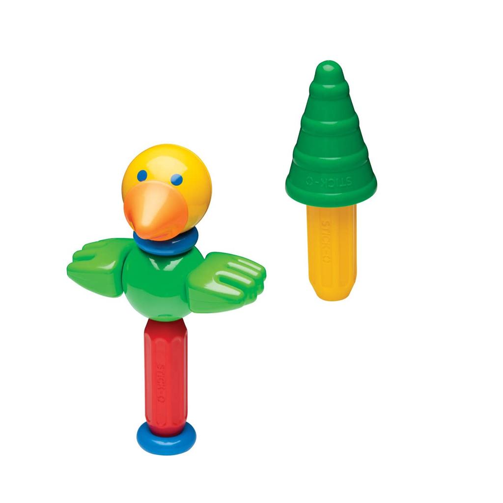 BorneLund STICK-O Forest Friends 16-piece Set (ages 1.5 Years and Up) SO902002 (Red, Blue, Etc.)