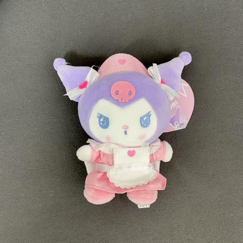 Kuromi Hello Kitty Melody Plush Pendant With Nurse Dress Design For Girls And Kids Collectible Decor