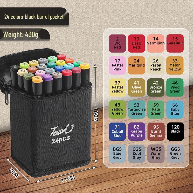 

Набор маркеров с двумя наконечниками для детей - от 24 до 48 цветов для рисования аниме от руки