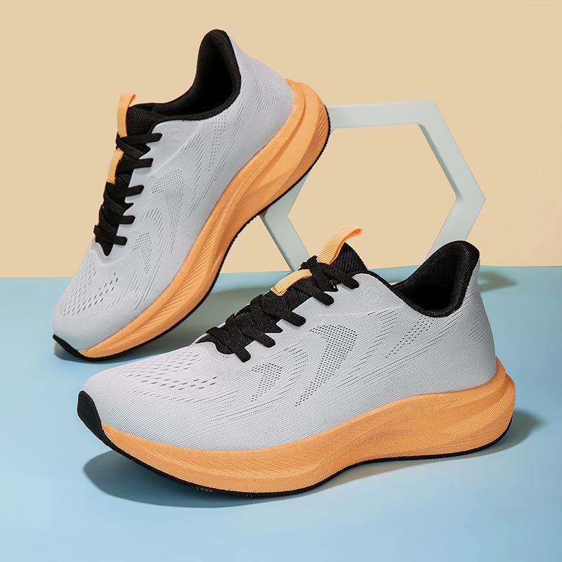 New wide head wide last men's summer mesh breathable casual running sports big head shoes fat wide sole instep height