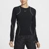 Nike Dri-Fit Running Division Casual Comfortable Versatile Long Sleeve Fitness Top Women tops Black FV6419-010