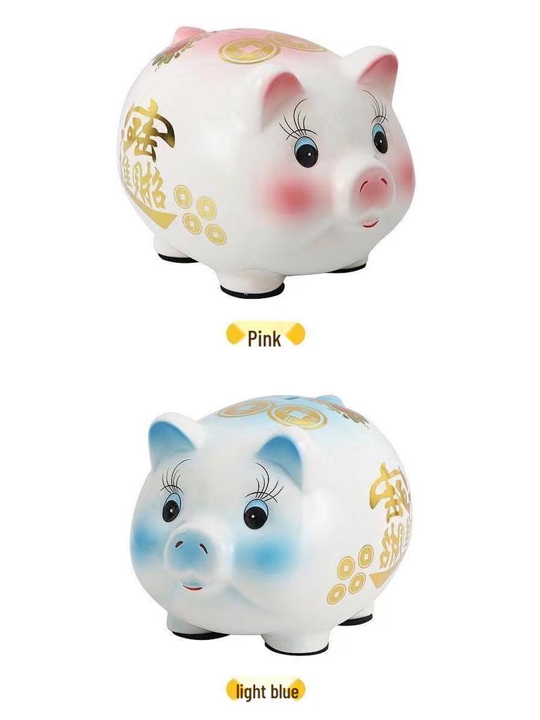 2025 Piggy Bank: In-Only Savings Jar for Kids & Adults