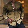2025 New Autumn and Winter Fashionable and Versatile Casual Long-sleeved Stand-collar Shirt