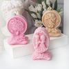 Reusable Silicone Mold Girl/Married Couple Candle Mould Creative Aromatherapy Making Mold Festive Decoration Supplies
