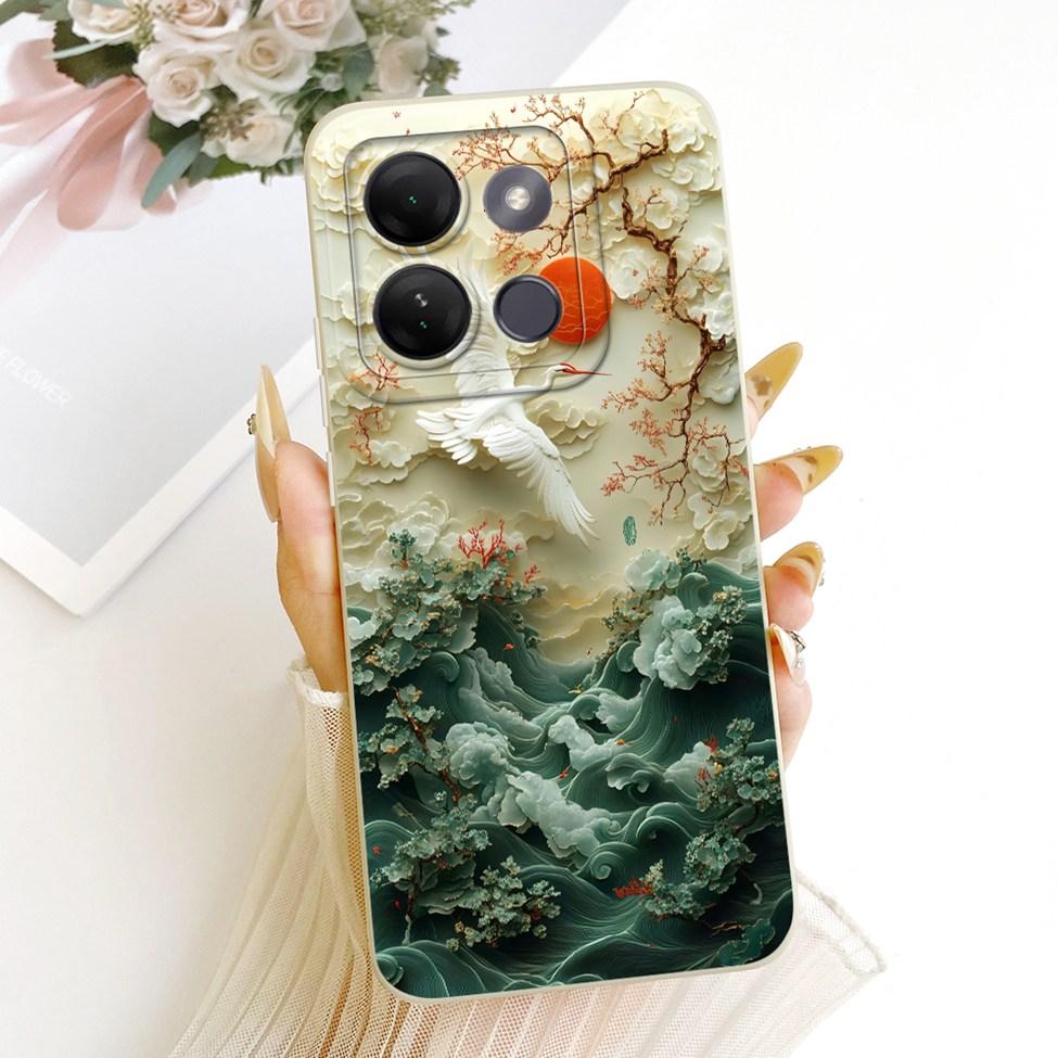 Casing For Infinix Smart 7 HD Cover X6516 Fashion Cartoon Cute Funny Painted Silicone Bumper For Infinix Smart 7HD Phone Case