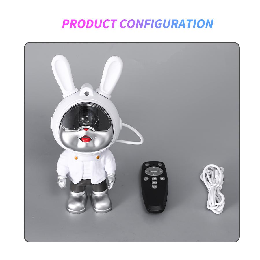 Astronaut Galaxy Projector LED Night Light Lamp Sky Projector 360° Rotate Adjustable Bedroom Nebula Projection For Kids Gifts