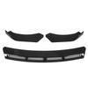 3pcs Front Bumper Lip Body Kit Universal Spoiler Wing Car Modification for Automobile