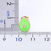 New Arrival Water Drop Shape Colorful Drip Oil Cute Delicate Stud Earrings for Women Summer Beach Enamel Party New Year Jewelry