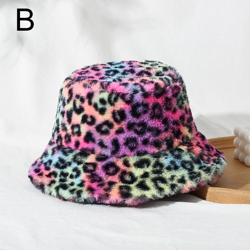 Buy 1PC Winter Bucket Hat Leopard Print 
