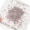 50Pcs Mini Shaped  Diamond Nail Decorations Flat Bottomed  Mixed Color Glass Gemstone Diy Manicure Accessory