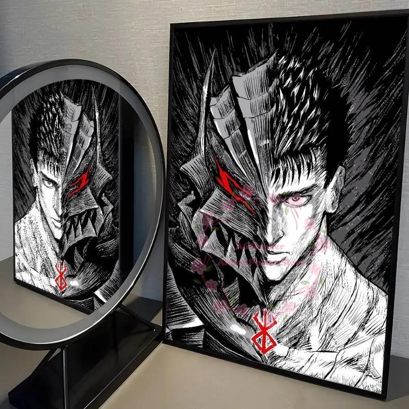 Anime B-Berserk Poster High Quality Print Home Decor Wall Art Mural Room Bar Decoration