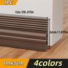 1pc 1m/39.37in Soundproof Door Bottom Sealing Strip Insect Prevention Draught Excluder Self-adhesive Door Draft Stopper Bedroom