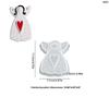 DIY Faceless Angel Silicone Mold Christmas Tree Hanging Ornament Plaster Concrete Resin Mould Heart Dot Texture Dress Girl Craft